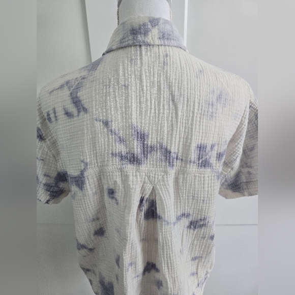 Madewell Tie-Dye Button-Up Women's Top - Picture 10 of 10